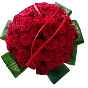 Buquê de Rosas com Arranjo